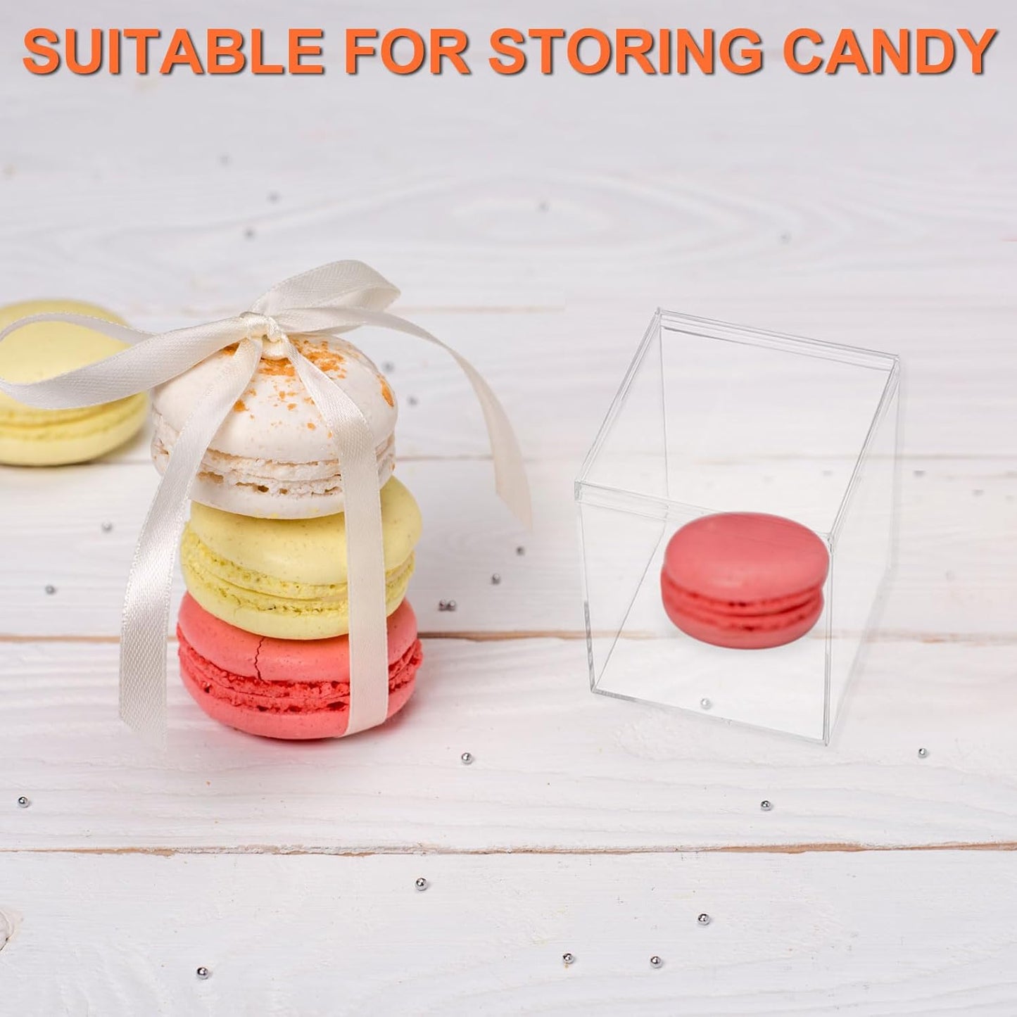PATIKIL Acrylic Box with Lid 10.24" x 7.09" x 2.36", Clear Acrylic Display Boxes Plastic Square Cube Containers Storage Organizer for Candy Tiny Jewelry Artwork Display