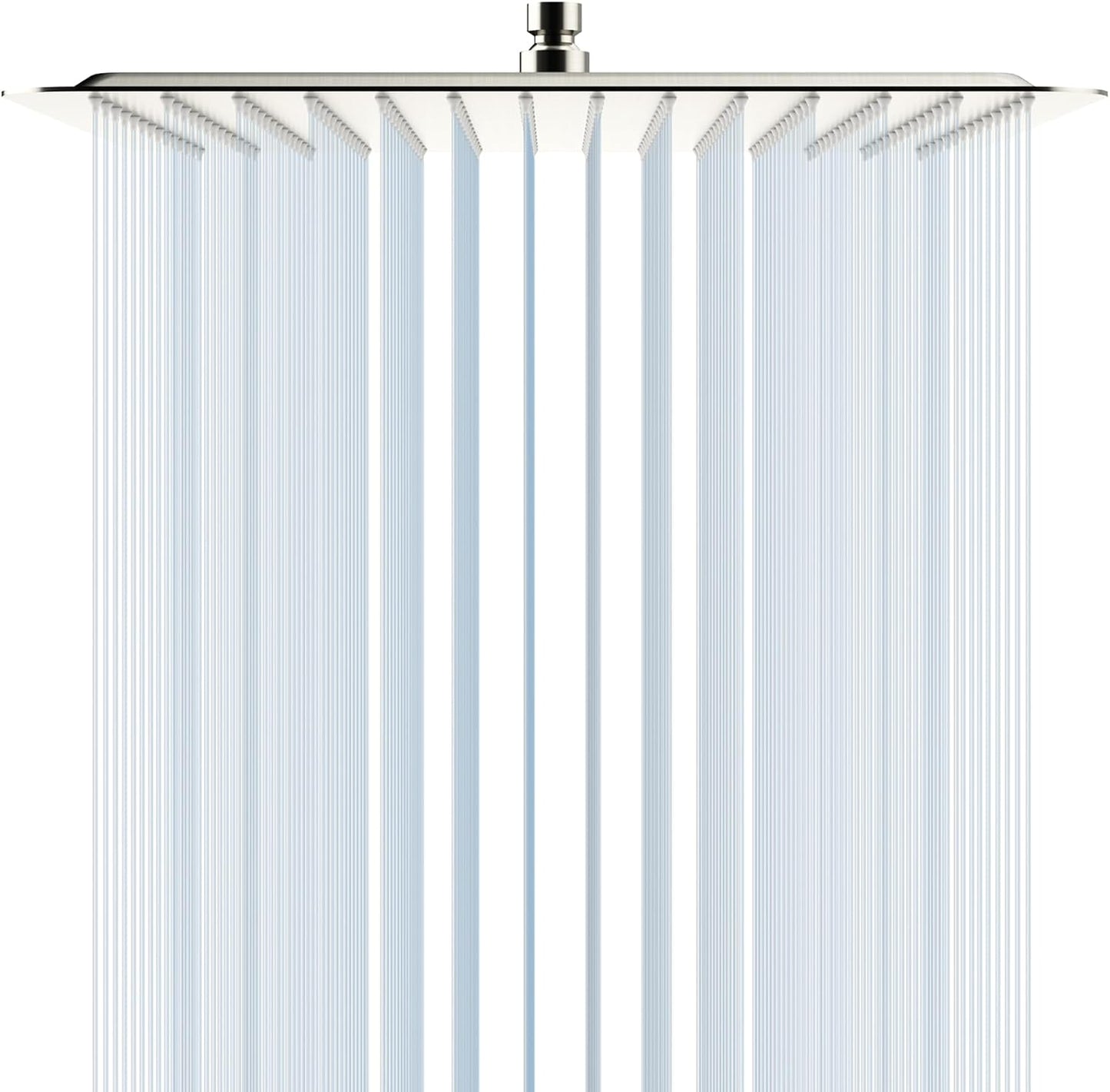 SR SUN RISE Luxury 16 Inch Extra Large Square Stainless Steel Shower Head High Pressure Rainfall Showerhead Ultra Thin Water Saving Oil Rubbed Bronze 2.5 Gpm
