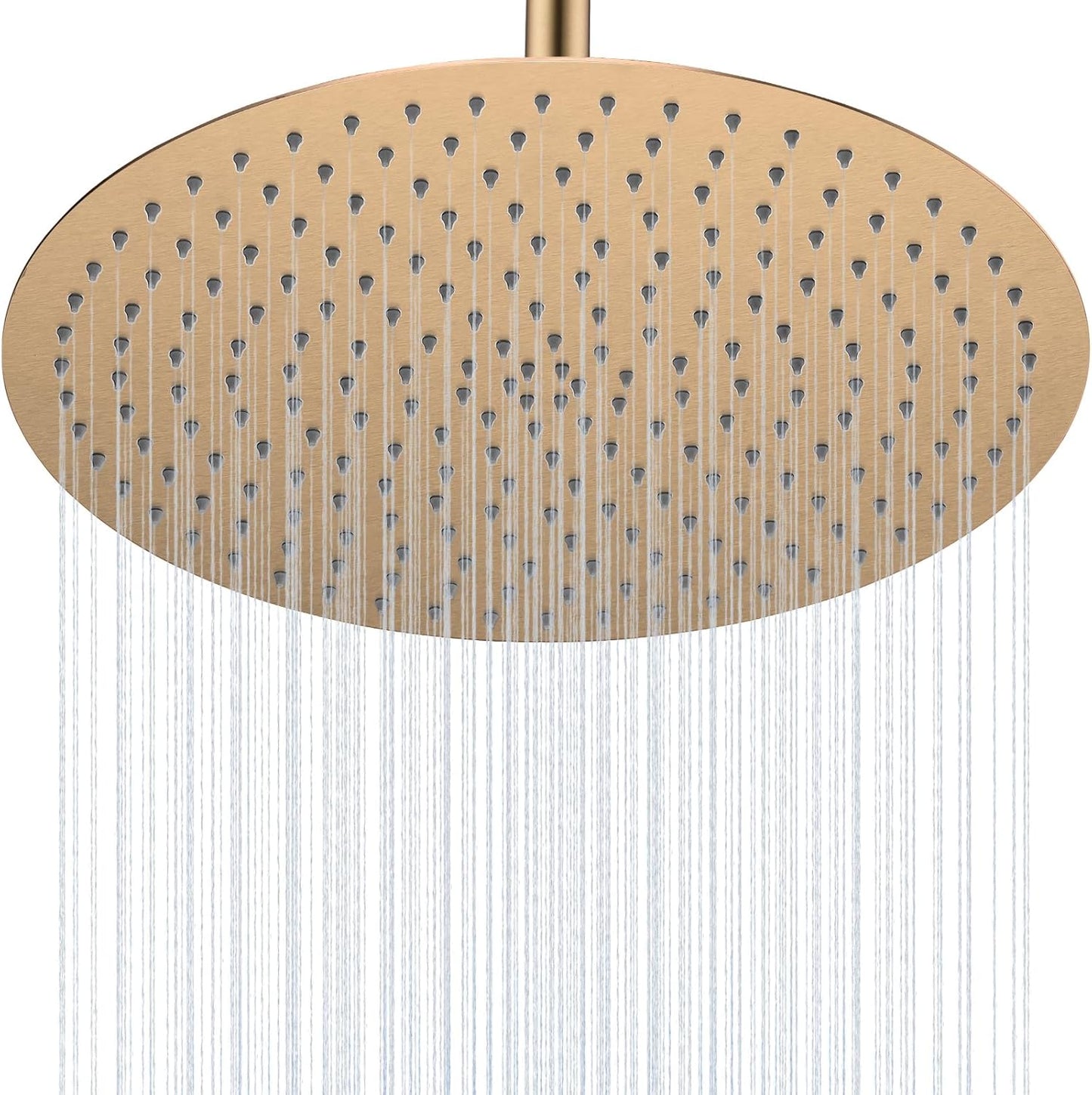 16 Inch Rain Shower Head Extra Large Rainfall Shower Head, Ultra Thin Stainless Steel Wall or Ceiling Mount Rain Showerhead, Square, Polished Chrome